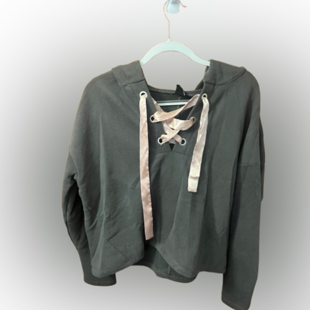 Urban Outfitters Out from Under Cozy Lace-Up Hoodie